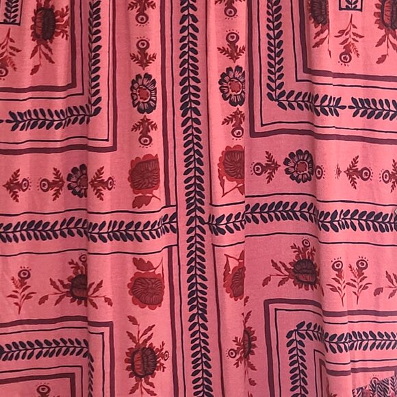 NWT STYLE & CO Women's PXL Boho Flowy Relaxed Whimsical Top Floral Pattern - Picture 3 of 12